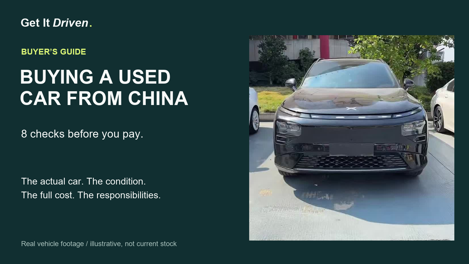 Buying a Used Car from China: 8 Checks Before You Pay